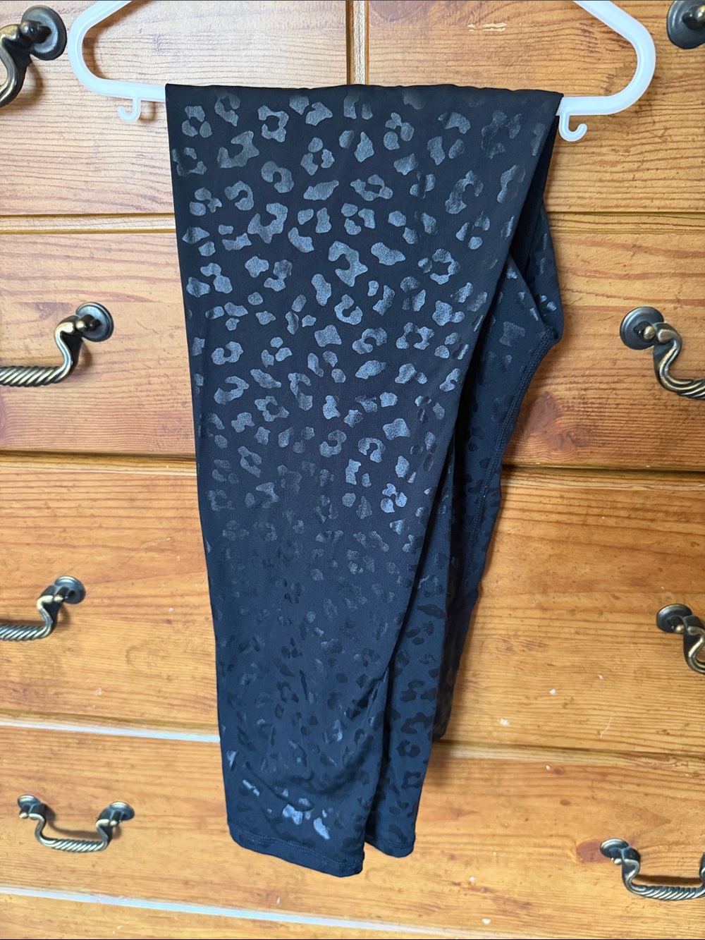 Women’s Black Leopard Print Leggings
